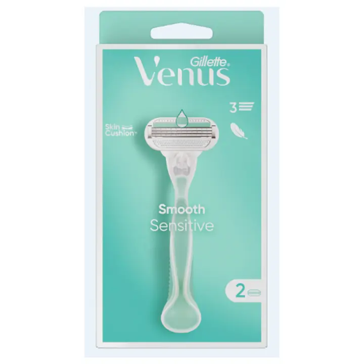 Venus Smooth Sensitive varsi+2terää