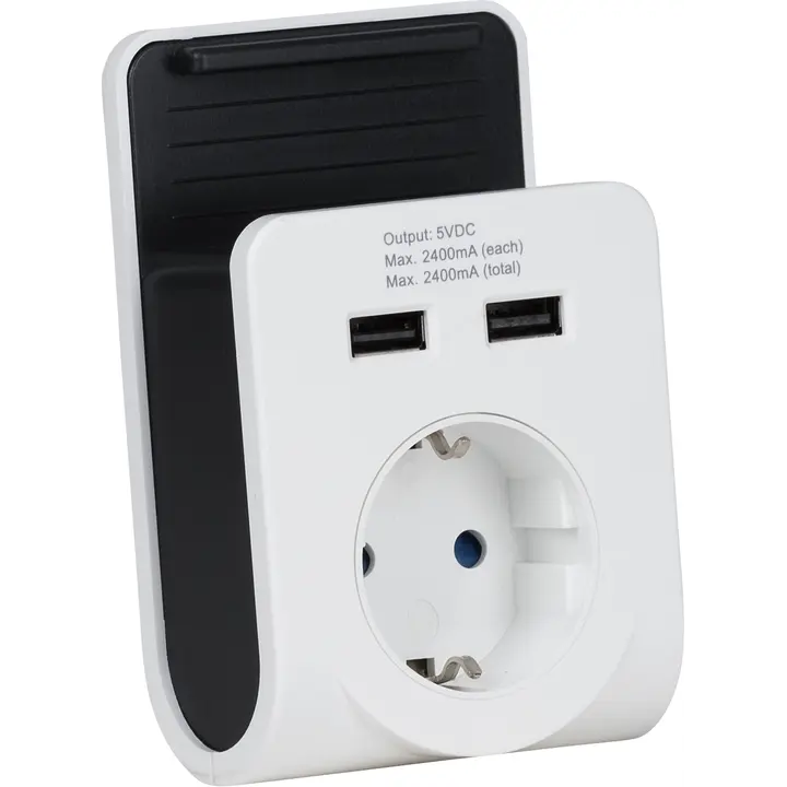Gelia latausasema 2xUSB 1xschuko