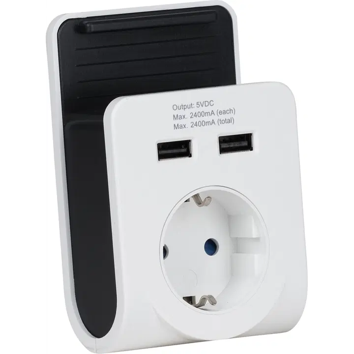 Gelia latausasema 2xUSB 1xschuko