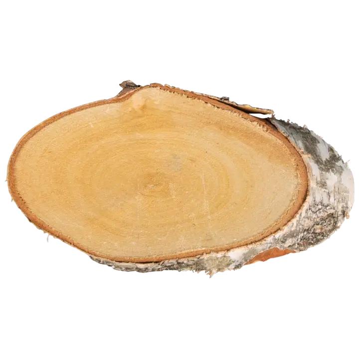 Rayher Hobby koivuviipale soikea naturaalinen, korkeus 21-23cm x 10cm x 2cm, laukku 1kpl