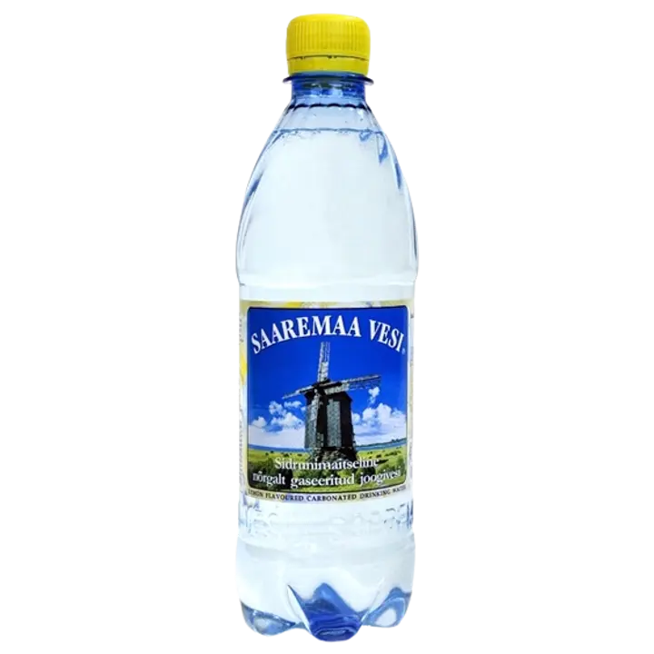 SAAREMAA VESI SIDRUNI- 500 ML MAITSELINE GAASIGA