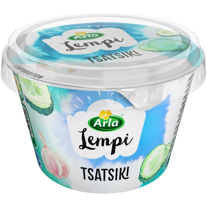 Arla Lempi Tsatsiki laktoositon jogurttikastike 180g