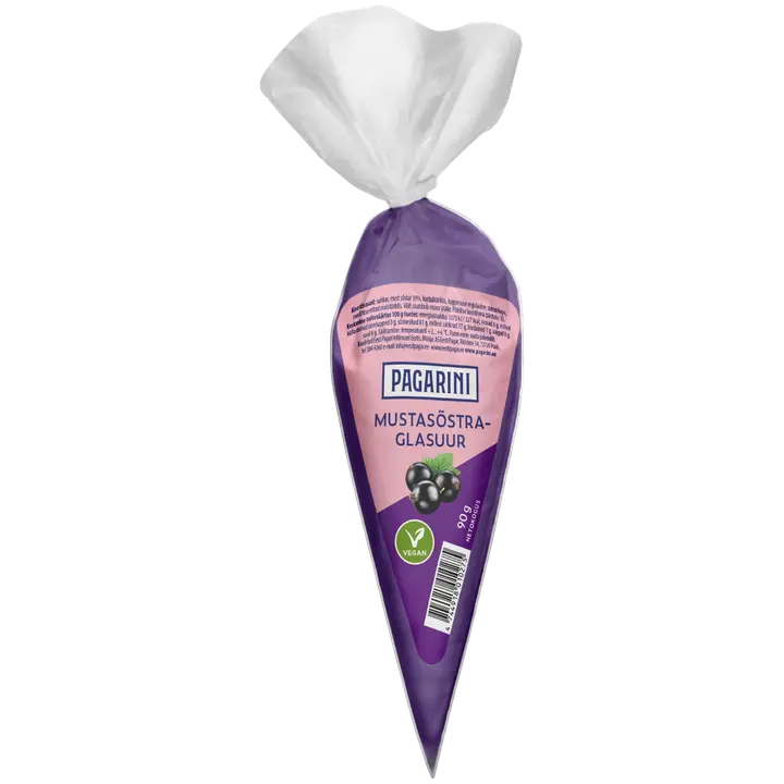 Pagarini Piparkoogiglasuur Mustasõstra 90 g