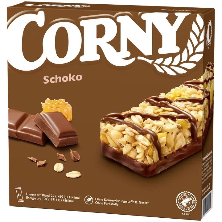 Corny Classic 6-pakk Piimašokolaadi 150g