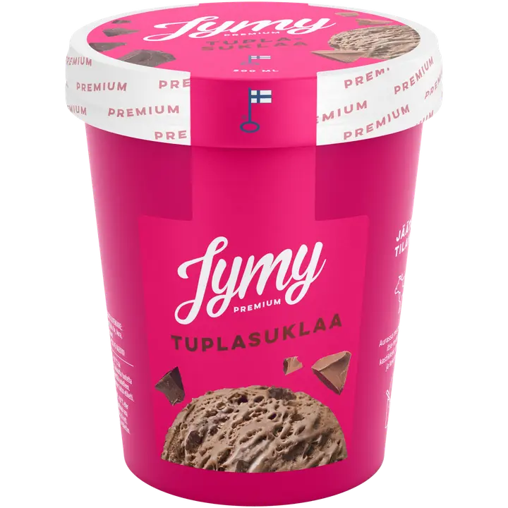 Jymy Tuplasuklaa kermajäätelö 500ml
