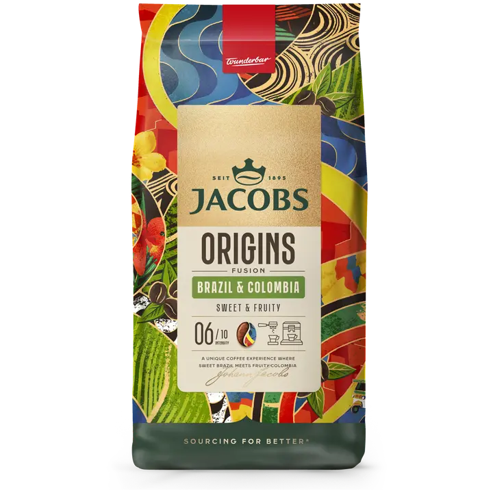 Jacobs kohvioad Brazil & Colombia 1kg