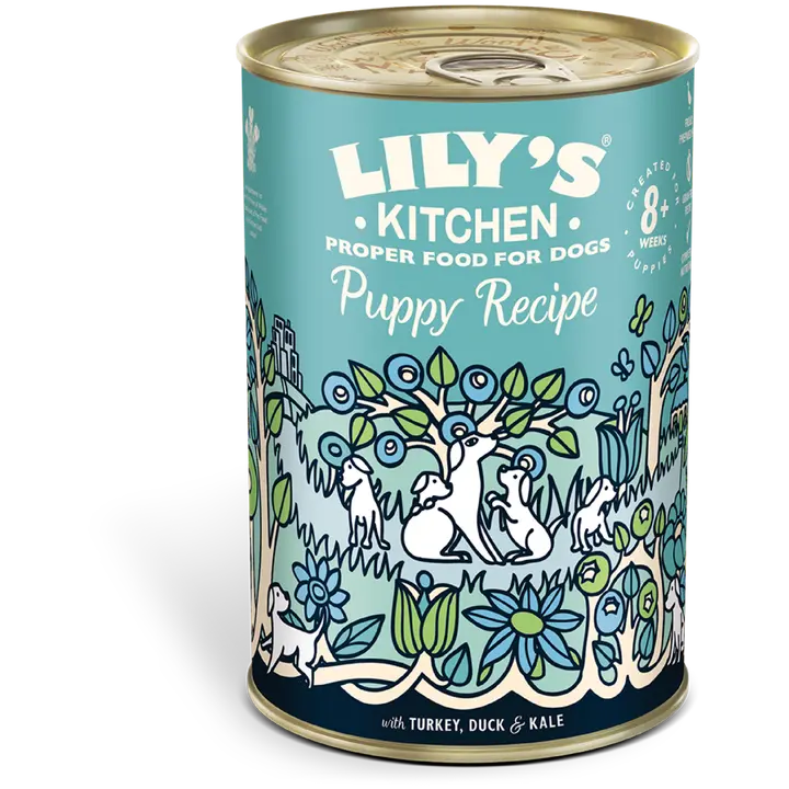Lily's Kitchen 400g Puppy Recipe sis. Kalkkunaa ja ankkaa koiranruoka