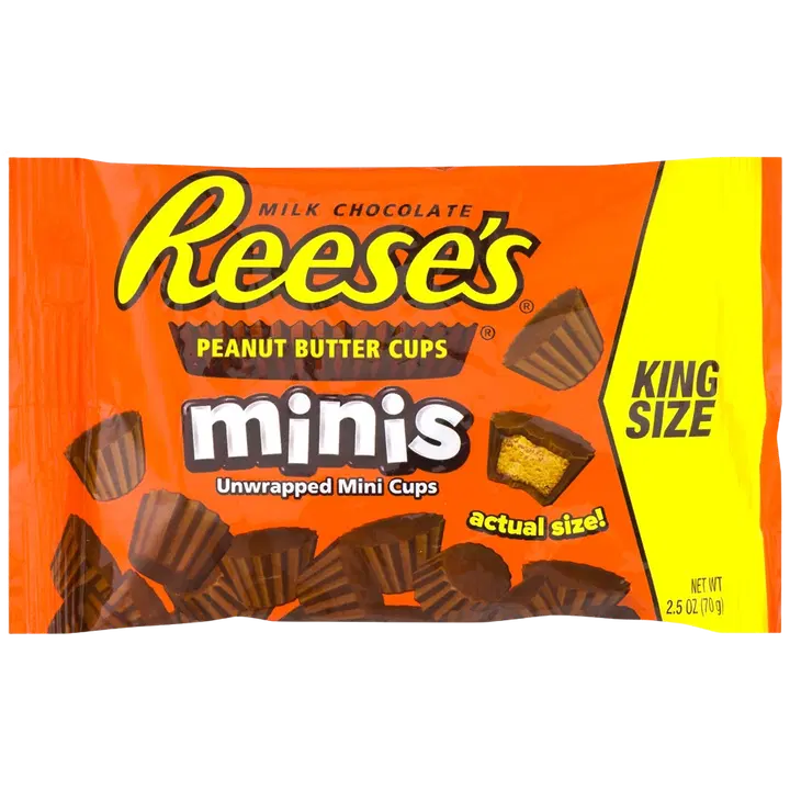 Reese's Peanut Butter Cup MINI 70 g pienet maapähkinävoisuklaapalat
