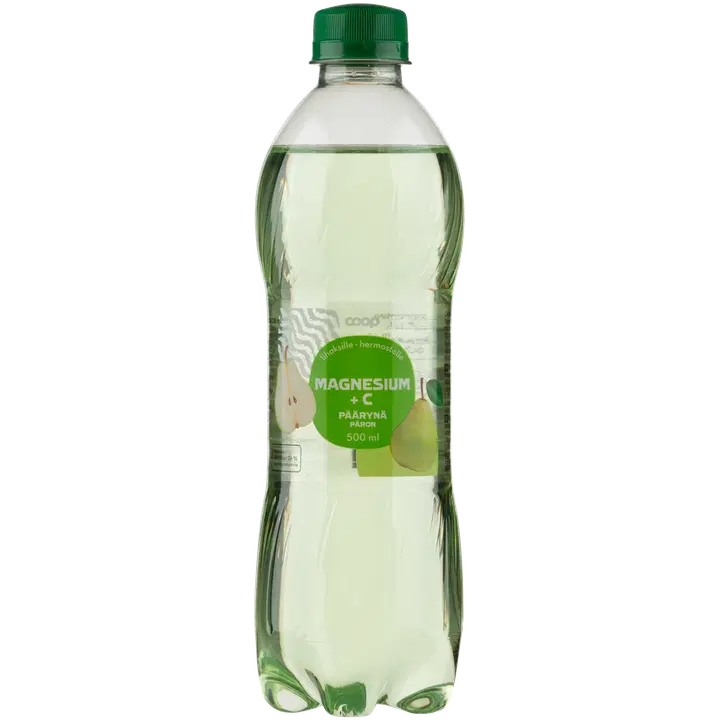 Coop päärynä magnesium + C-vitamiini hiilihapotettu juoma 0,5l