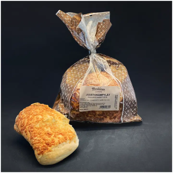 Meriläisen Leipomo Juustosämpylä 4 kpl / 320 g