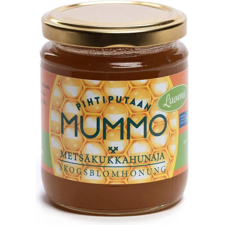 Mesimäen hunaja Pihtiputaan Mummo luomuhunaja 330 g