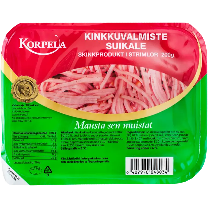 Korpela Kinkkuvalmiste suikale 200g