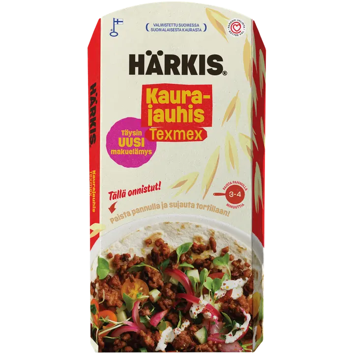 Härkis 225g texmex kaurajauhis
