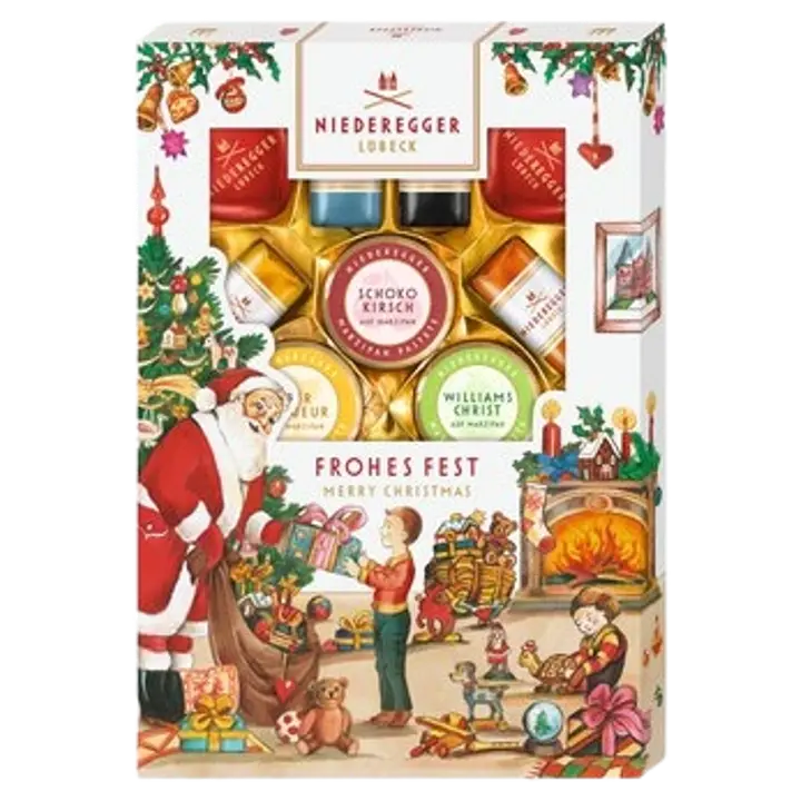 Niedregger jõulu martsipani assortii 206g