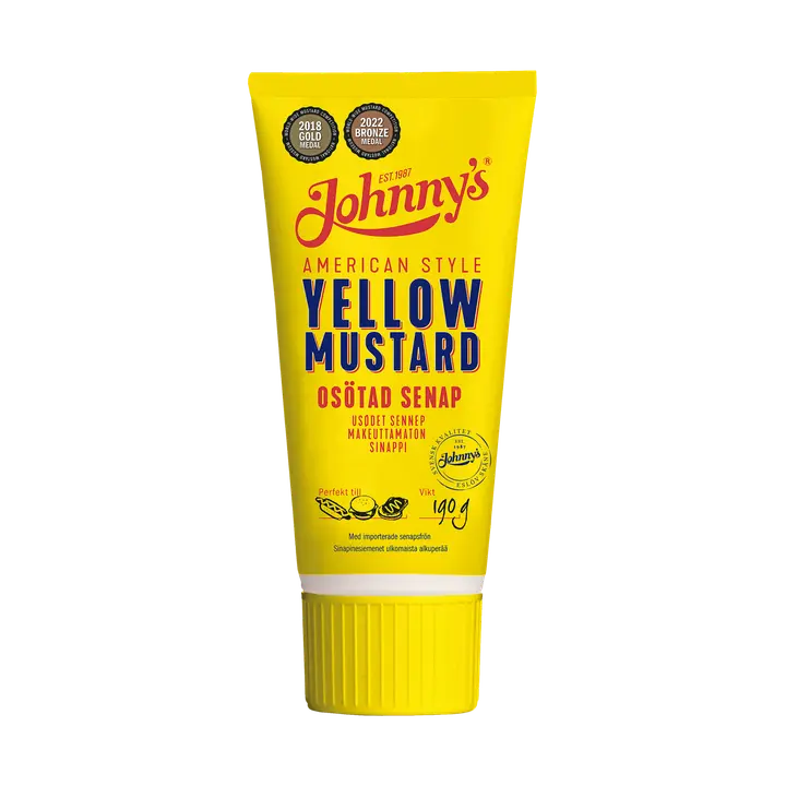 Johnny's Yellow Mustard sinappi190g