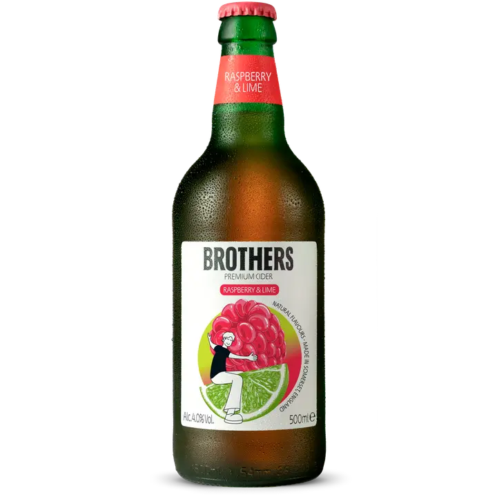 Brothers Raspberry&Lime siider 4%vol 500 ml