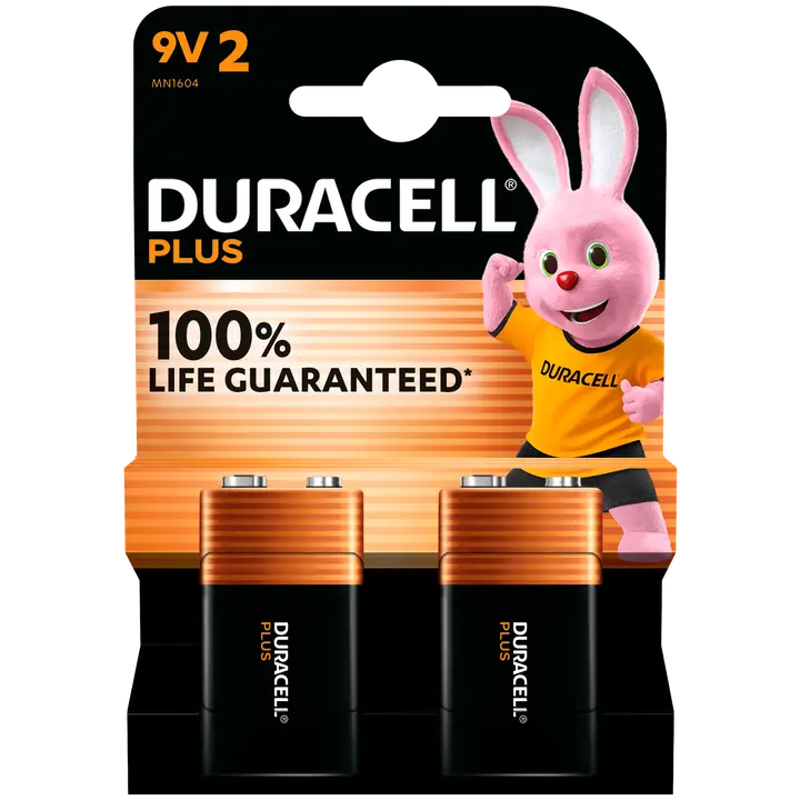 Duracell 2kpl Plus 9V