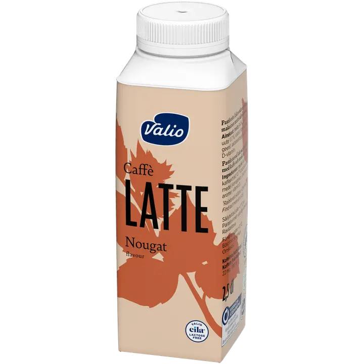 Valio Latte nougat maitokahvijuoma 2,5 dl laktoositon