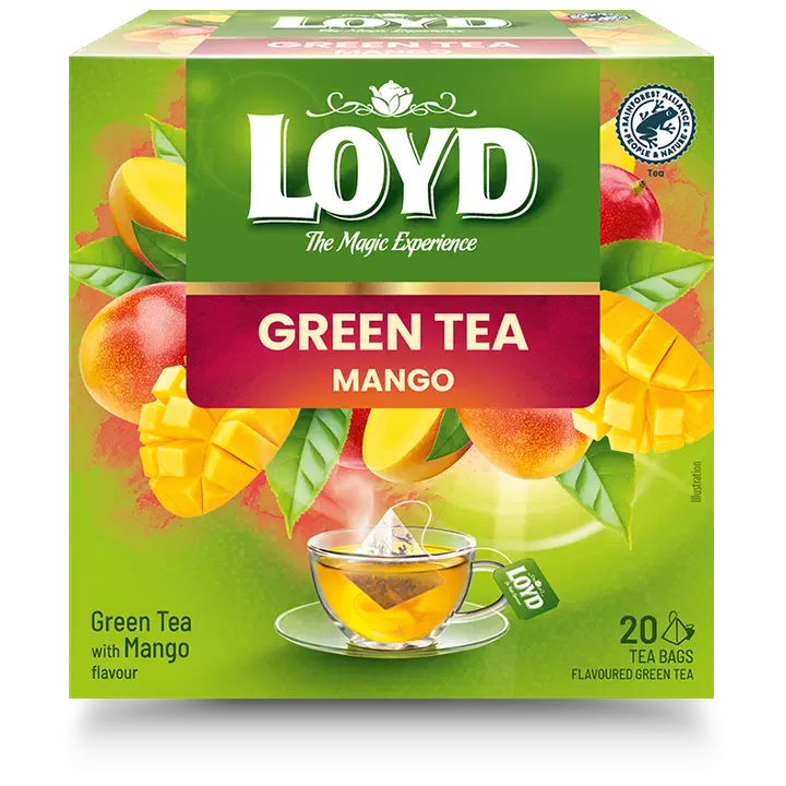 Loyd roheline tee mangoga 20x2g, püramiid