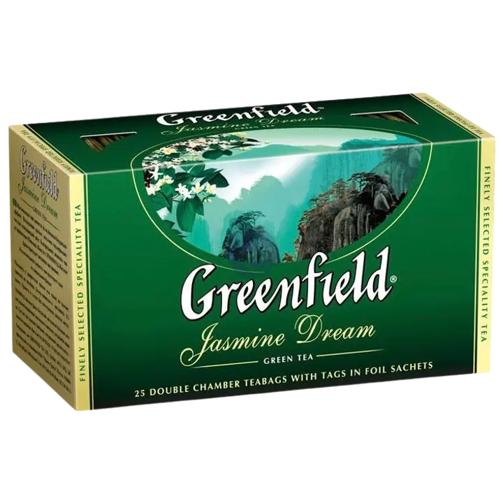 GREENFIELD Jasmine Dream roheline tee 2g*25