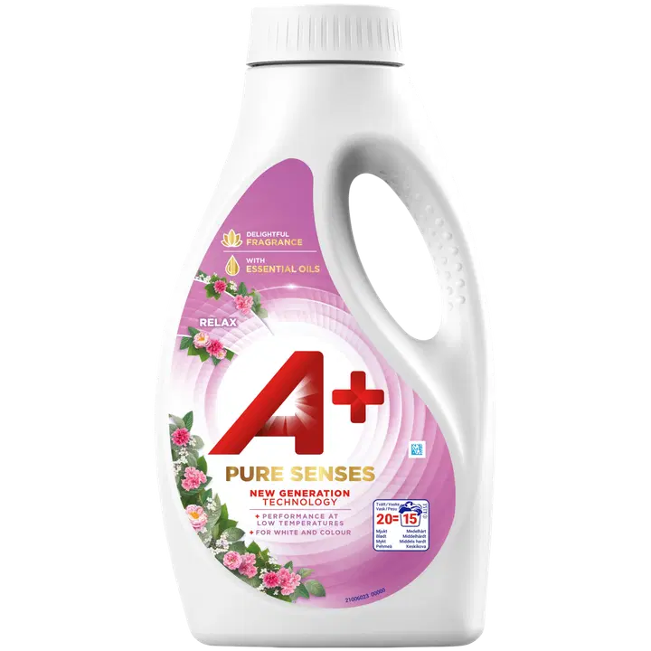A+ Pure Senses Relax pyykinpesuneste 900ml