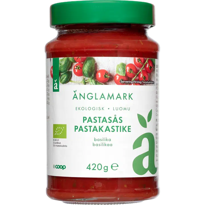 Änglamark pastakastike basilika luomu 420 g