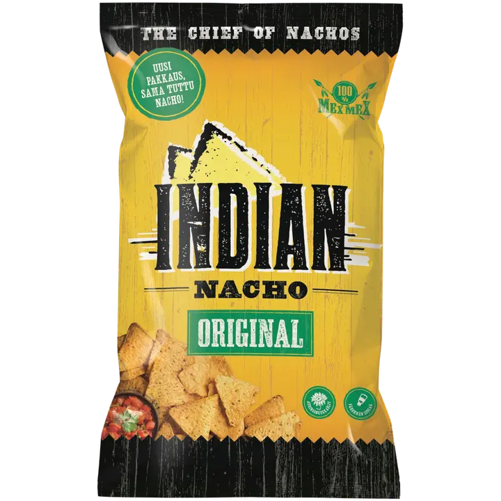 Maisikrõpsud Indian Original Nacho, 200 g