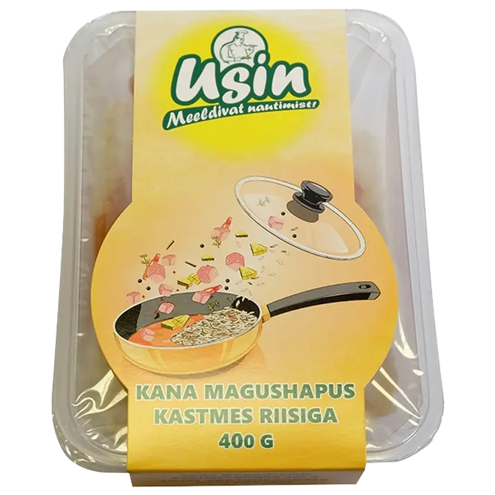 Magushapukaste kanaga ja riisiga 400 g