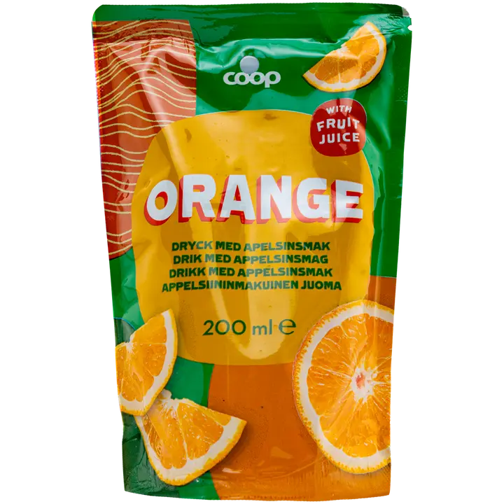 Coop mehujuoma appelsiini 0,2 l