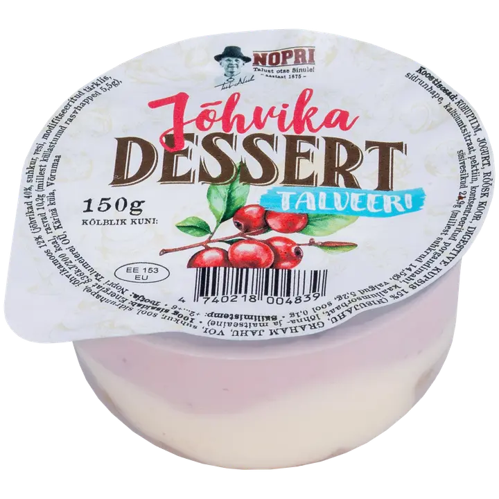 Nopri dessert jõhvika, 150 g