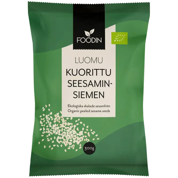 Foodin Kuorittu seesaminsiemen luomu 300g
