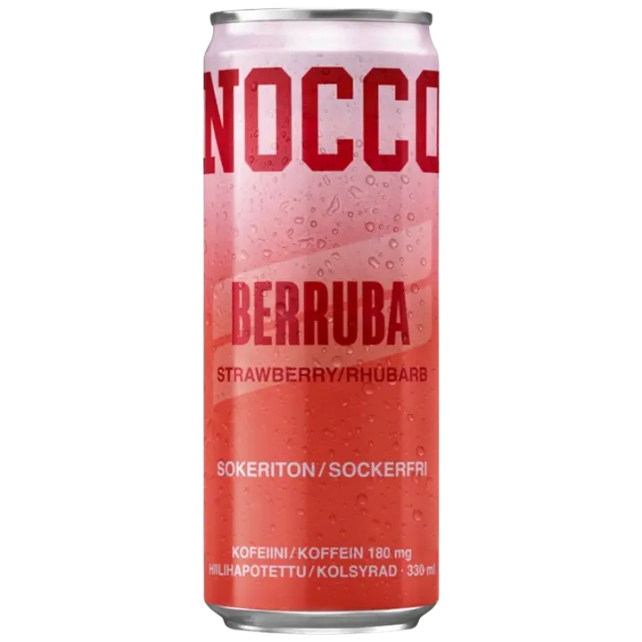 NOCCO BCAA Berruba hiilihapotettu energiajuoma 330ml