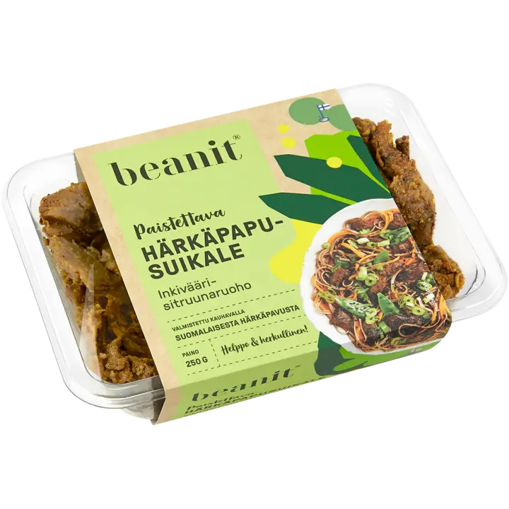 Beanit® Härkäpapusuikale inkivääri-sitruunaruoho 250g