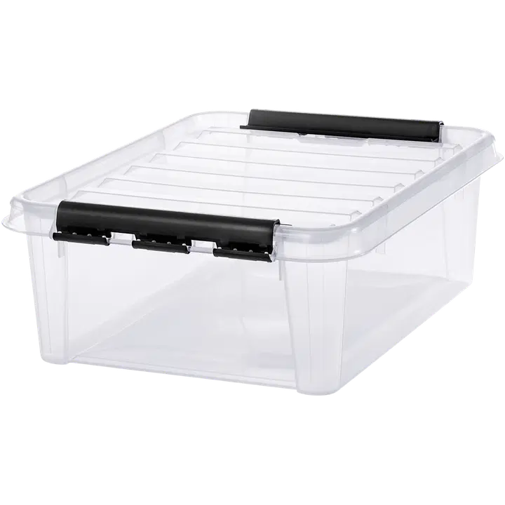 SmartStore Classic säilytyslaatikko kannella 20 L kirkas