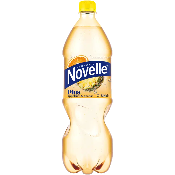 Hartwall Novelle Plus C + Sinkki Appelsiini-Ananas vitaminized water 1,5 l
