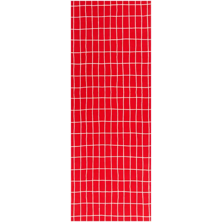 House kaitaliina Elonkorjuu 33x160 cm punainen PatternLab