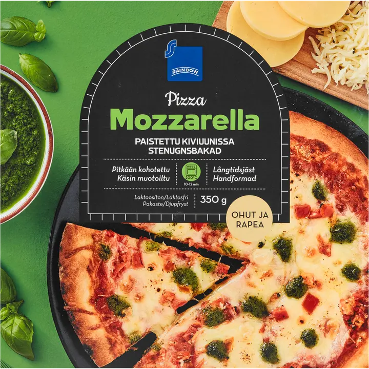 Rainbow mozzarellapizza pakaste 350g