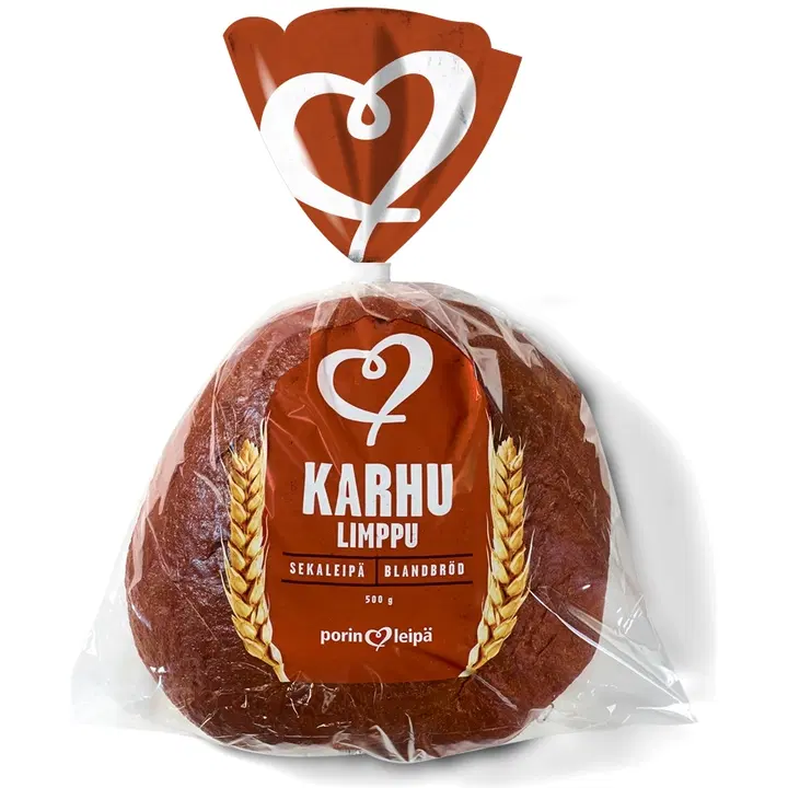 Porin Leipä Karhulimppu 500g