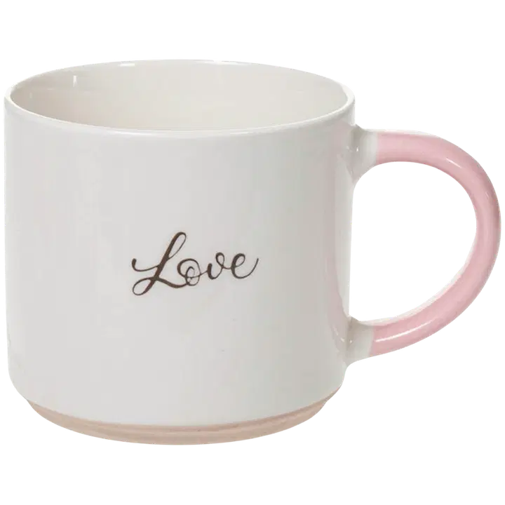 Kruus süda valge/roosa