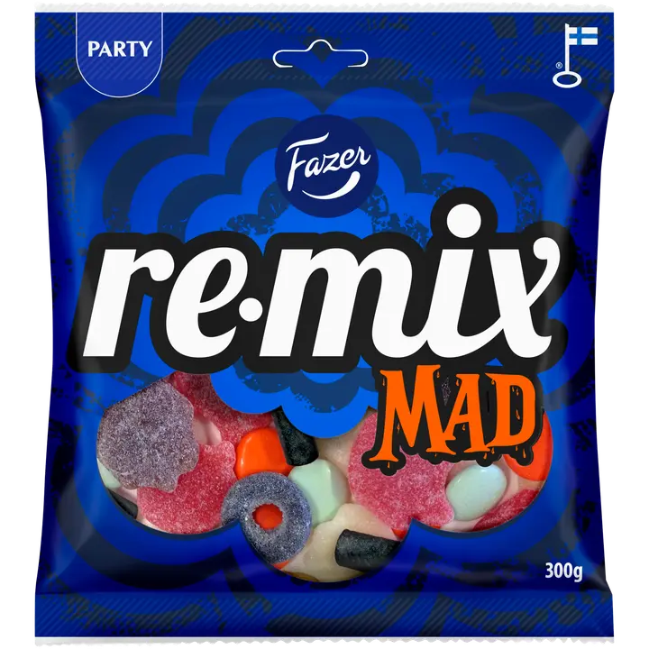 Fazer Remix Mad karkkipussi 300g