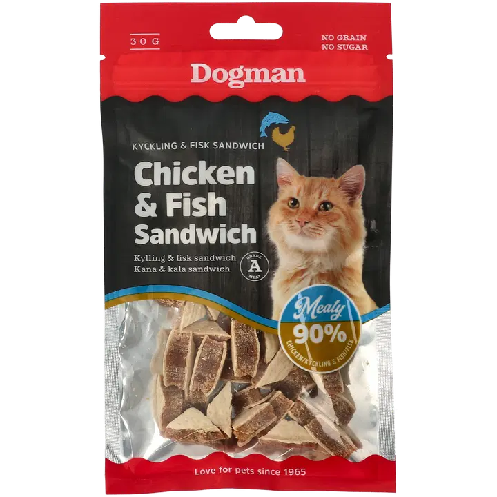 Dogman Kana & kala sandwich kissalle 30g