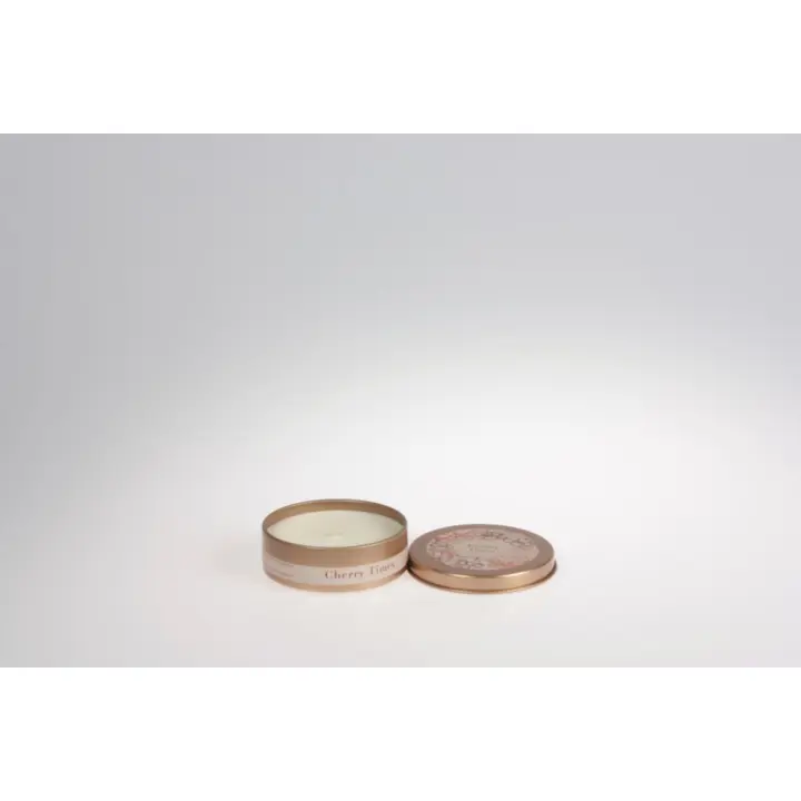 Tuoksukynttilä metallirasiassa cherry