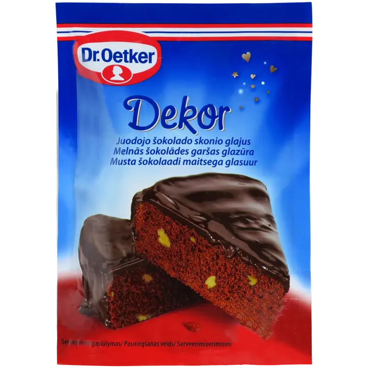 Dr.Oetker tumeda šokolaadi maitseline glasuur 100g