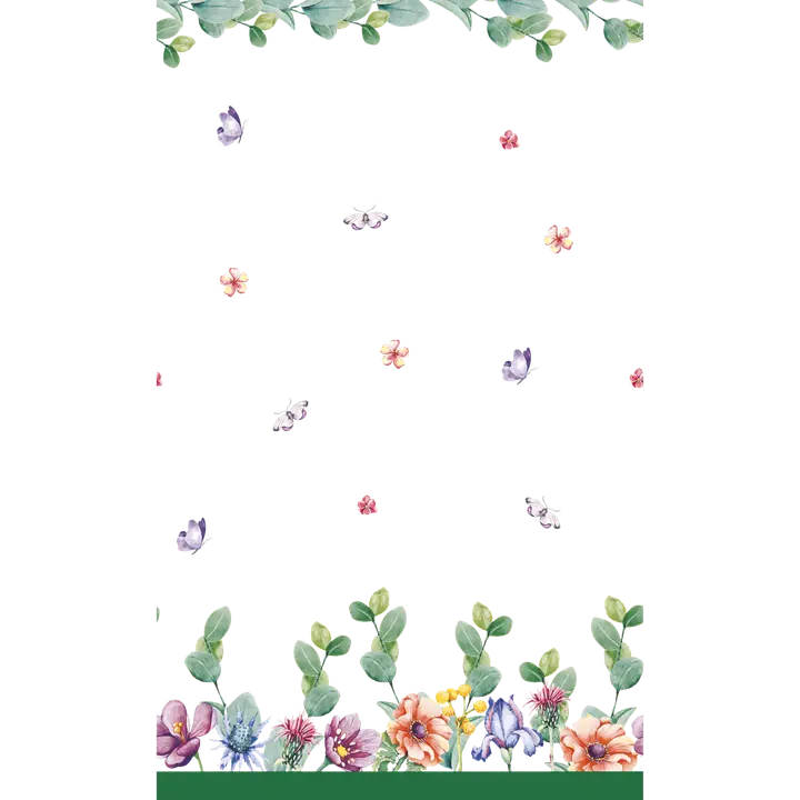 DUNI Dunicel® 138 x 220cm Breezy Butterflies pöytäliina