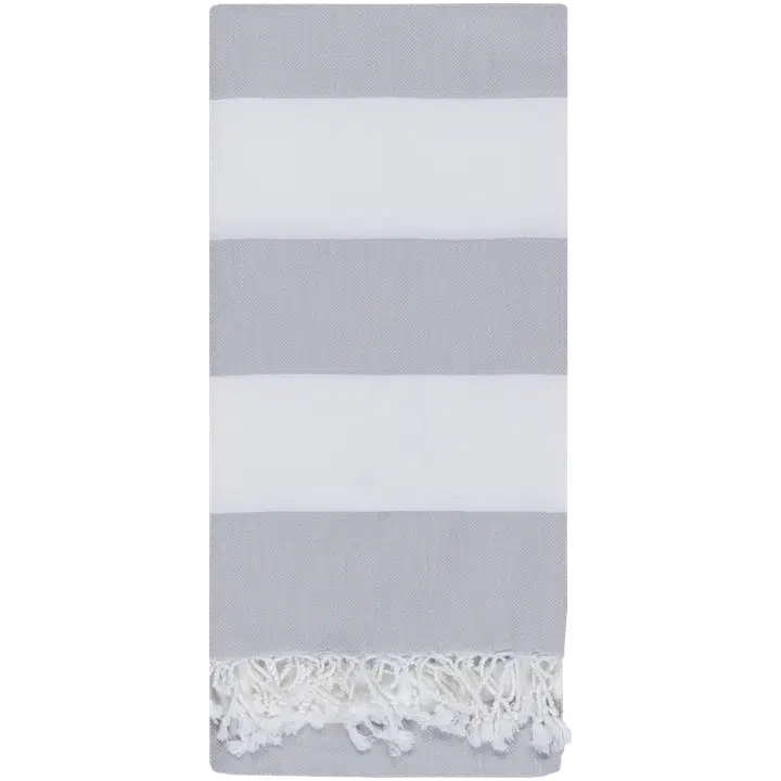 House hamam-pyyhe 90x180 cm harmaa/valkoinen