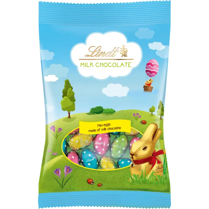 Lindt Pääsiäinen Minimunat Maitosuklaa 90g