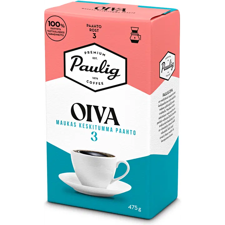 Paulig Oiva suodatinjauhettu kahvi 475g