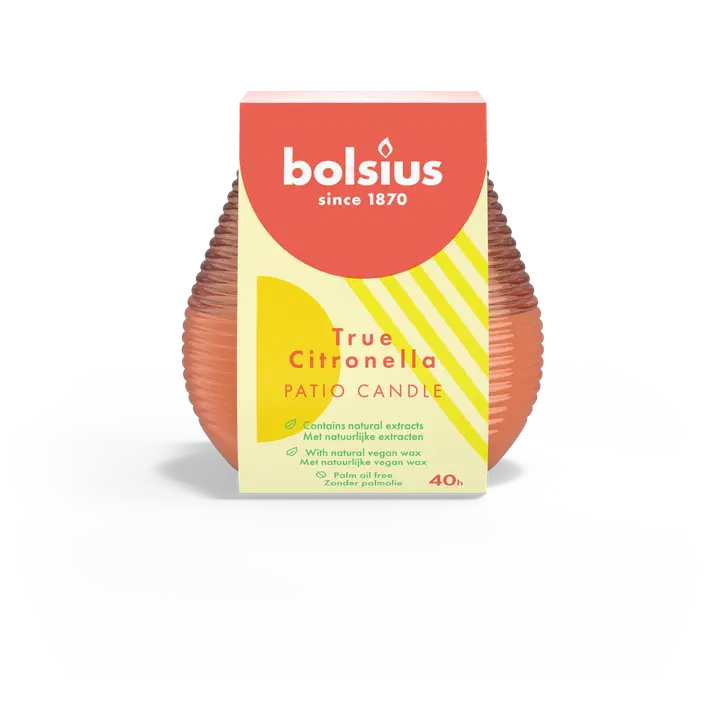 Bolsius tuoksuva patio kynttilä 94/91 citronella