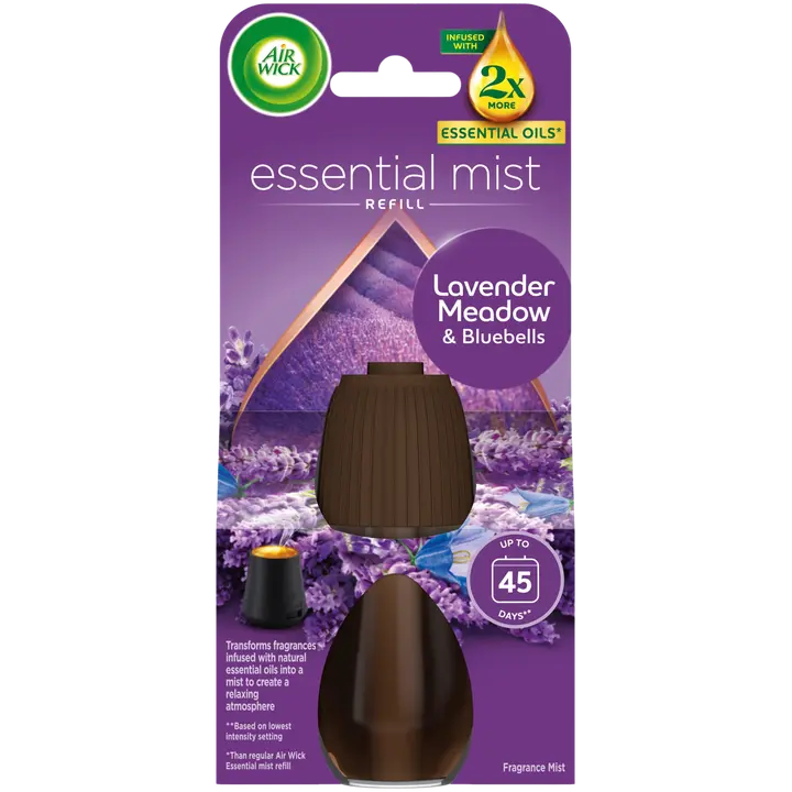 Airwick Essential Mist täyttö Lavender Meadow & Bluebells 20ml