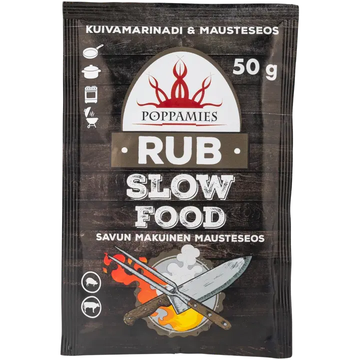 Poppamies Rub Slow Food mausteseos 50g